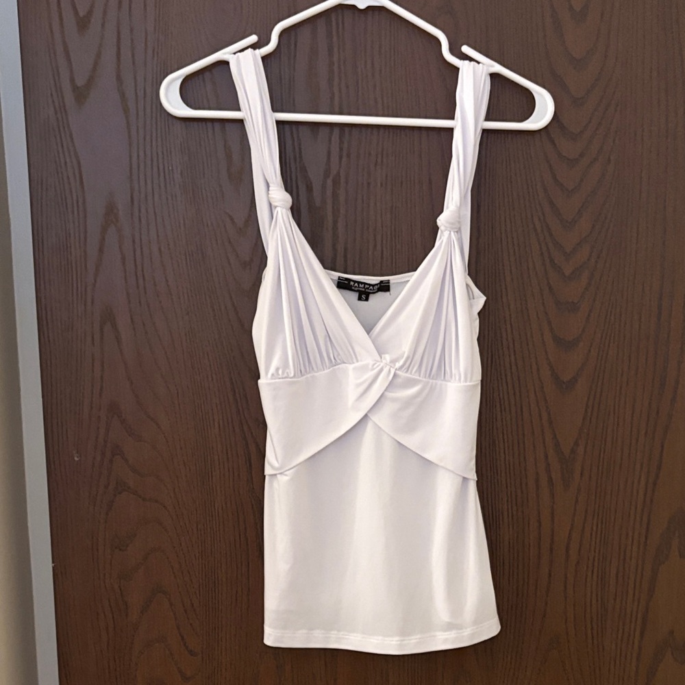 Rampage Sleeveless Low Cut Top